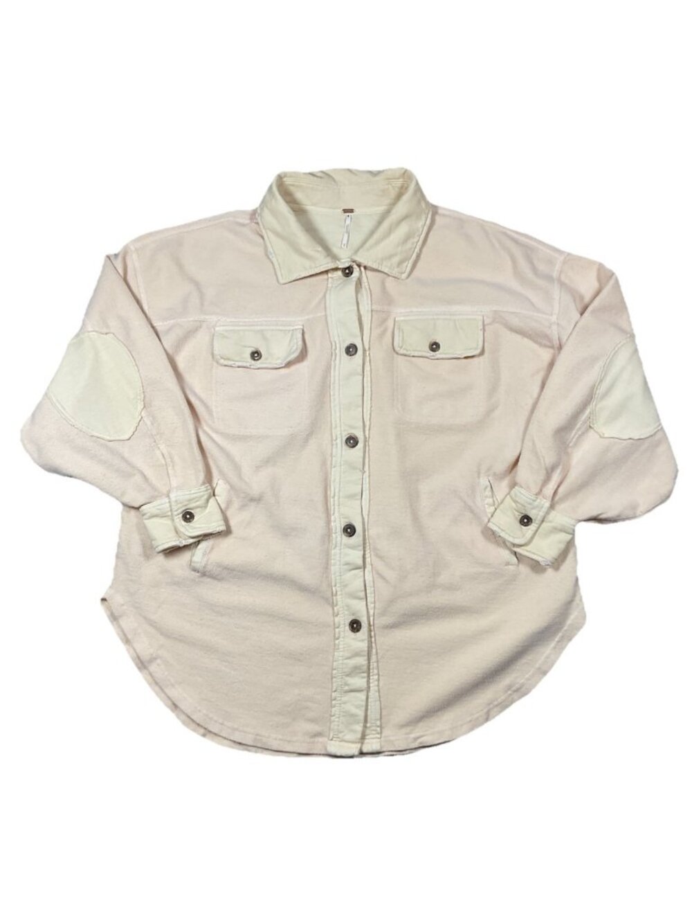 Free People Ruby Jacket In Sweetheart Sunrise Size Medium Baby Pink Cottagecore